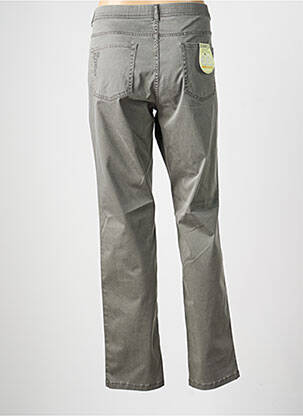 Pantalon droit stretch taille normale gris ZERRES femme