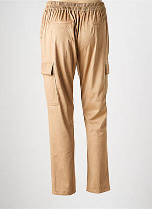 Pantalon droit stretch taille normale beige EVA KAYAN femme