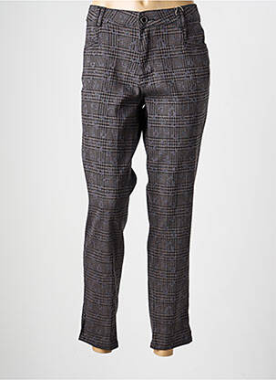 Pantalon slim stretch taille normale noir PARA MI femme