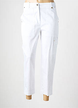 Pantalon 7/8 stretch taille normale blanc LOLA CASADEMUNT femme