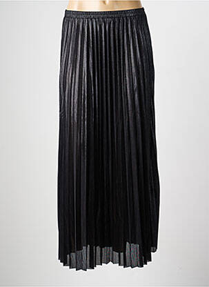 Jupe longue coupe droite noir ANGE femme