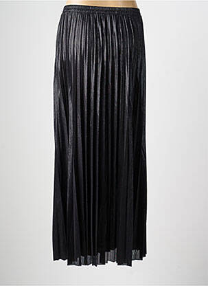 Jupe longue coupe droite noir ANGE femme