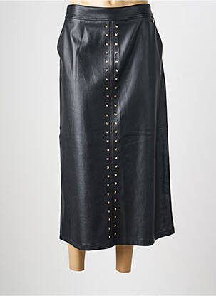Jupe longue coupe droite noir LOLA CASADEMUNT femme