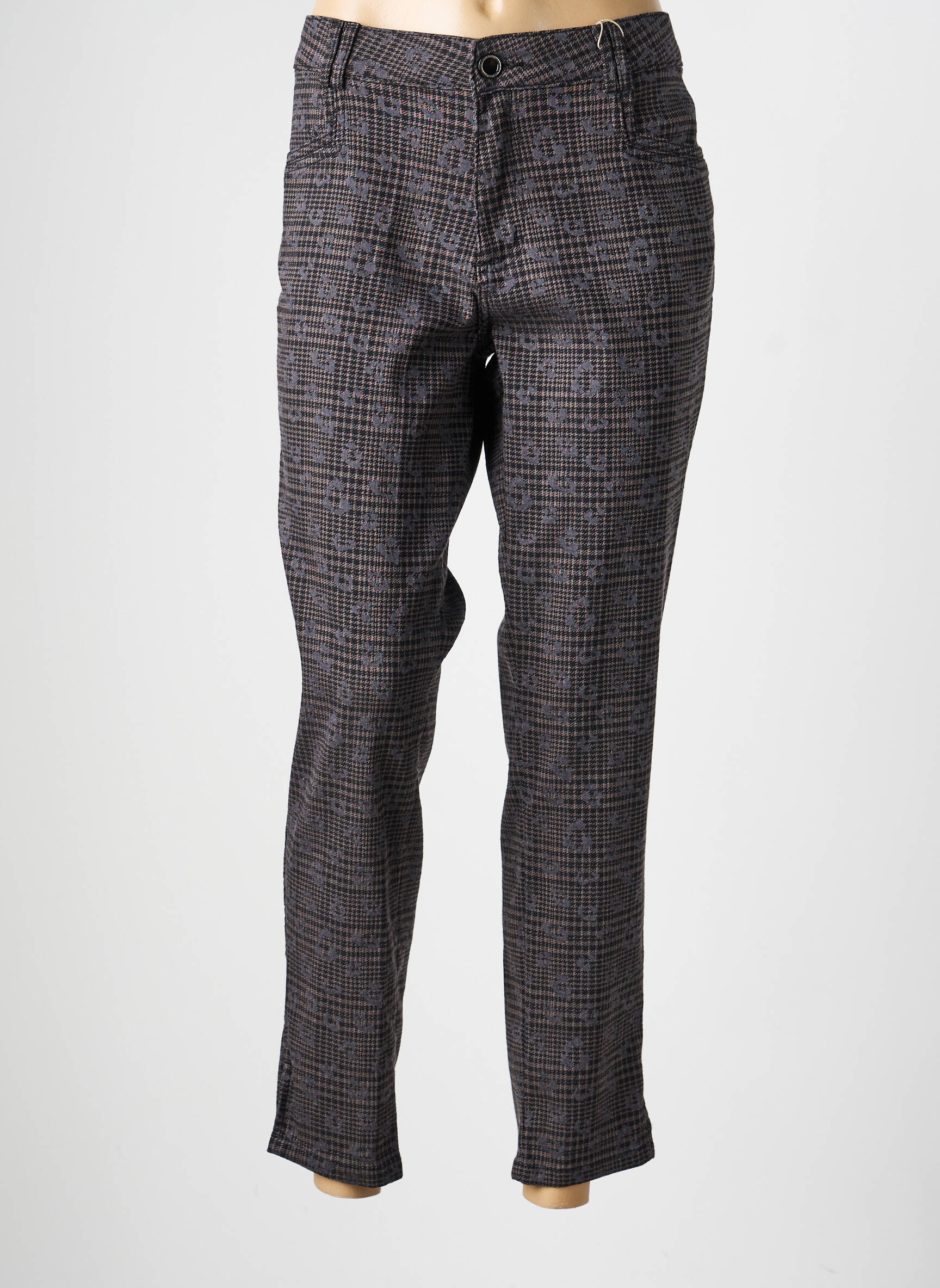 Pantalon slim stretch taille normale noir PARA MI femme