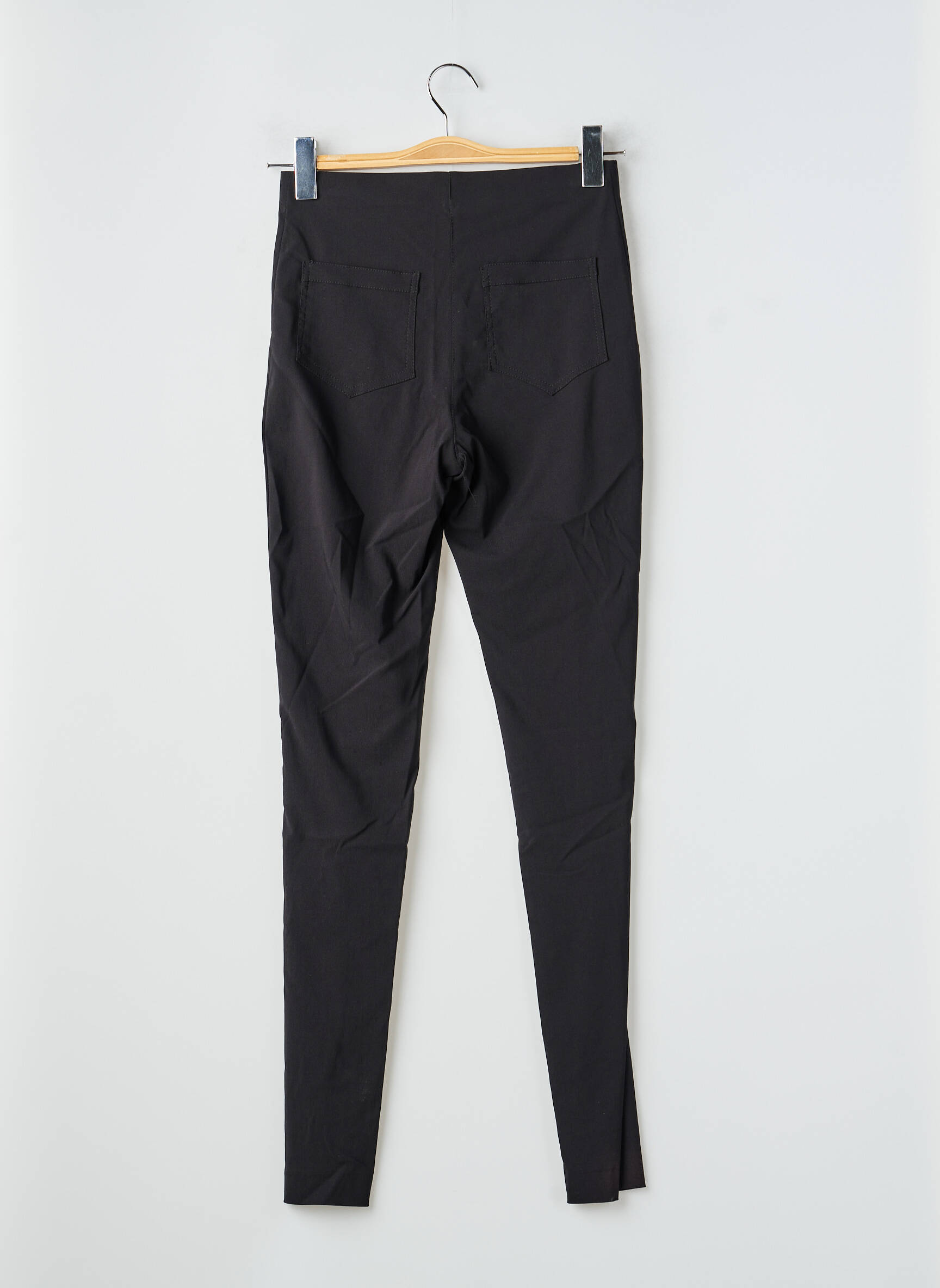 Pantalon slim taille élastique taille normale noir LAUREN VIDAL femme