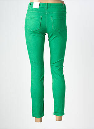 Jeans coupe slim stretch taille normale vert OUI femme