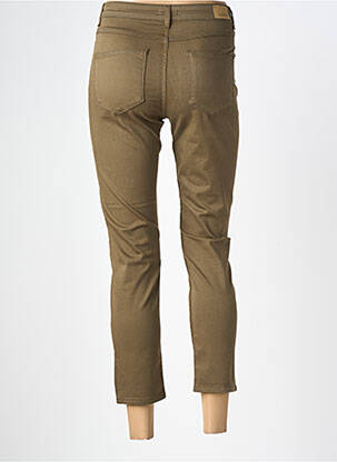 Pantalon 7/8 stretch vert KANOPE femme