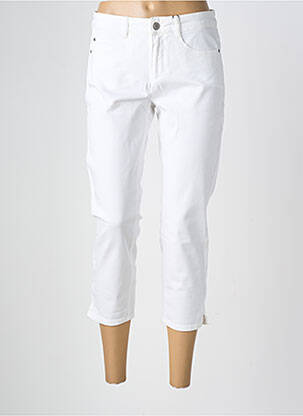 Jeans coupe slim stretch taille normale blanc OUI femme