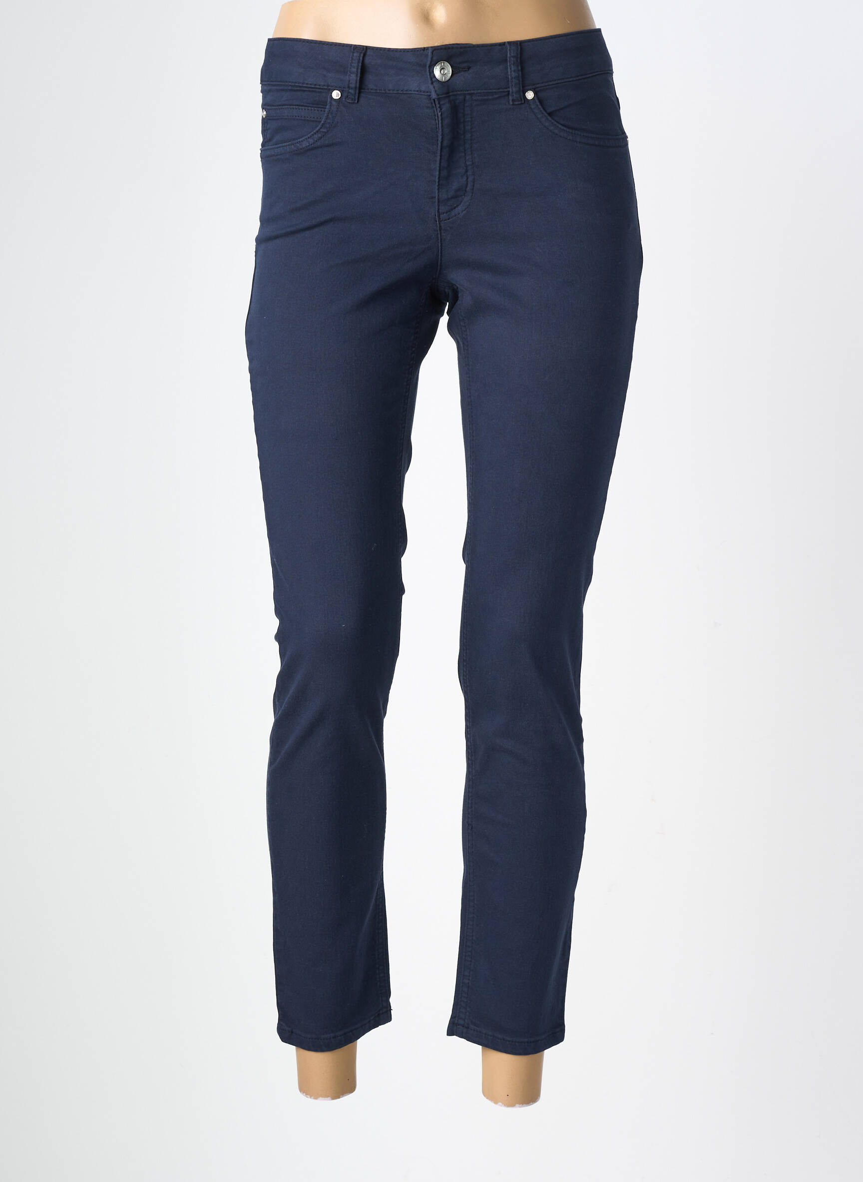 Jeans coupe slim stretch taille normale bleu OUI femme