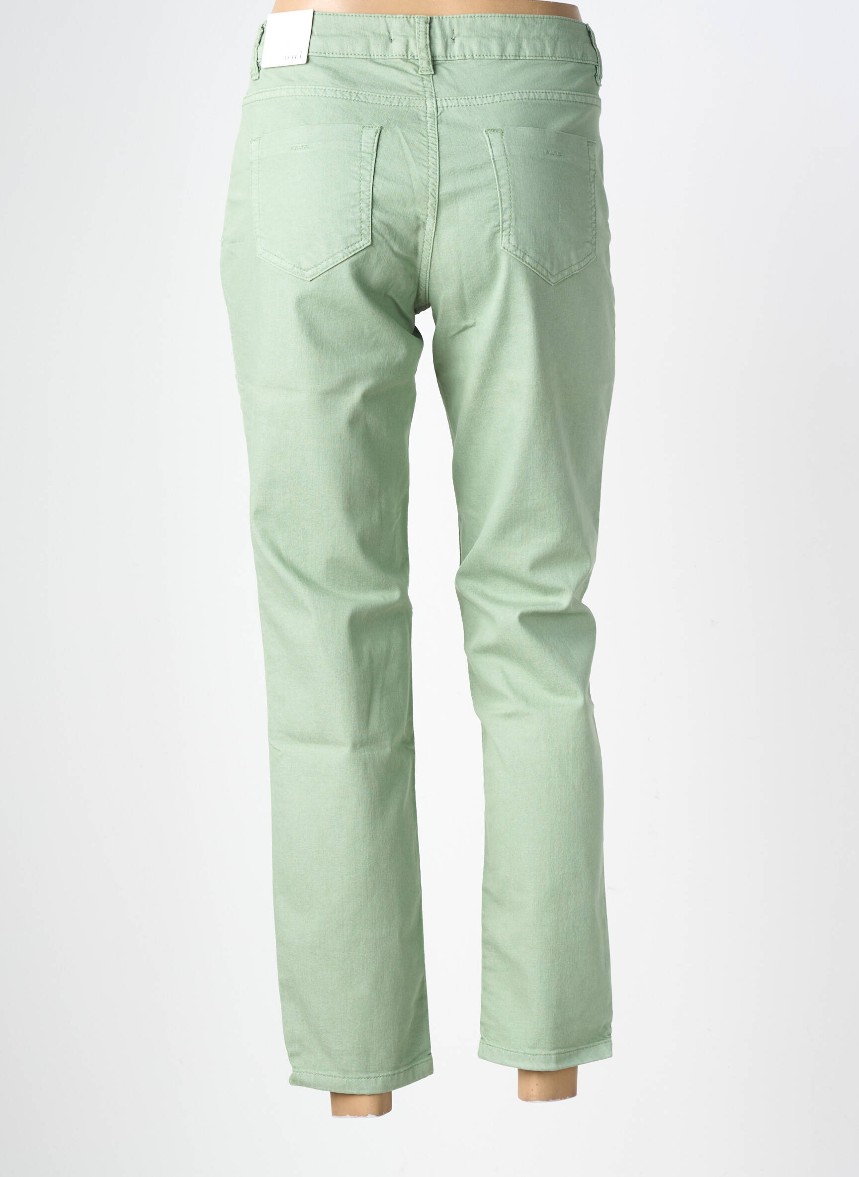 Jeans coupe slim stretch taille normale vert OUI femme