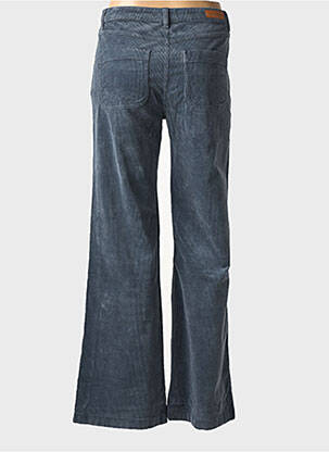 Pantalon flare stretch taille haute gris HAPPY femme