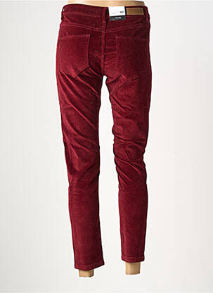 Pantalon slim stretch taille normale rouge F.A.M. femme