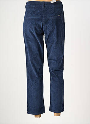 Pantalon chino stretch taille normale bleu KANOPE femme