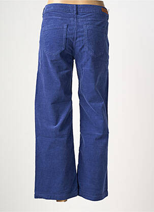 Pantalon flare stretch taille haute bleu HAPPY femme