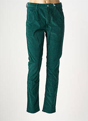 Pantalon slim stretch taille normale vert KANOPE femme