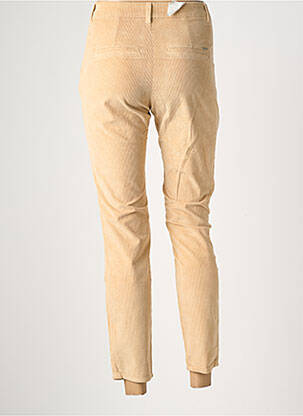 Pantalon chino stretch taille normale beige KANOPE femme