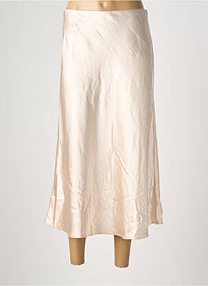 Jupe longue taille normale beige VAN-DOS femme