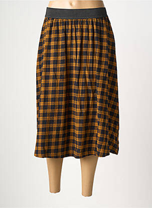 Jupe mi-longue coupe évasée noir SCHOOL RAG femme