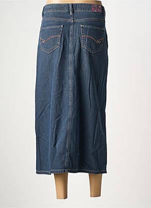 Jupe longue coupe droite bleu FREEMAN T.PORTER femme