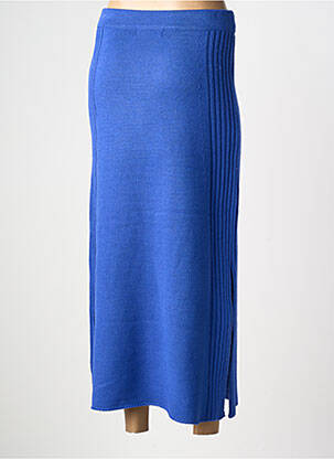 Jupe longue taille normale bleu VAN-DOS femme