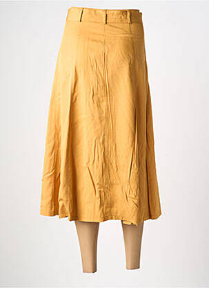 Jupe longue coupe évasée jaune LOLA ESPELETA femme