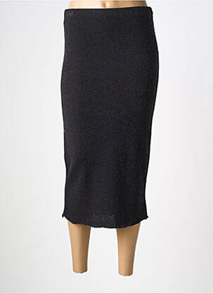 Jupe longue taille normale noir AMELIE & AMELIE femme