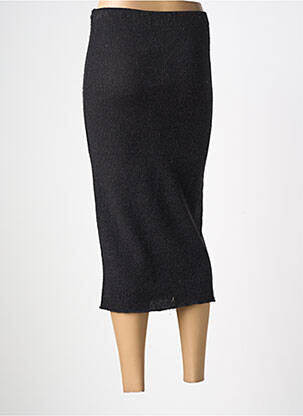 Jupe longue taille normale noir AMELIE & AMELIE femme