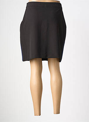 Jupe mi-longue stretch noir AKELA KEY femme
