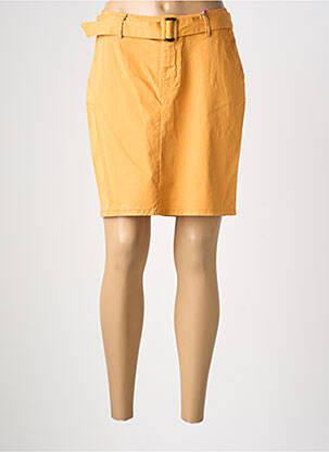 Jupe courte poches orange KANOPE femme