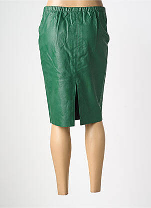 Jupe mi-longue taille normale vert SCHOOL RAG femme