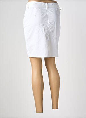 Jupe courte poches blanc KANOPE femme