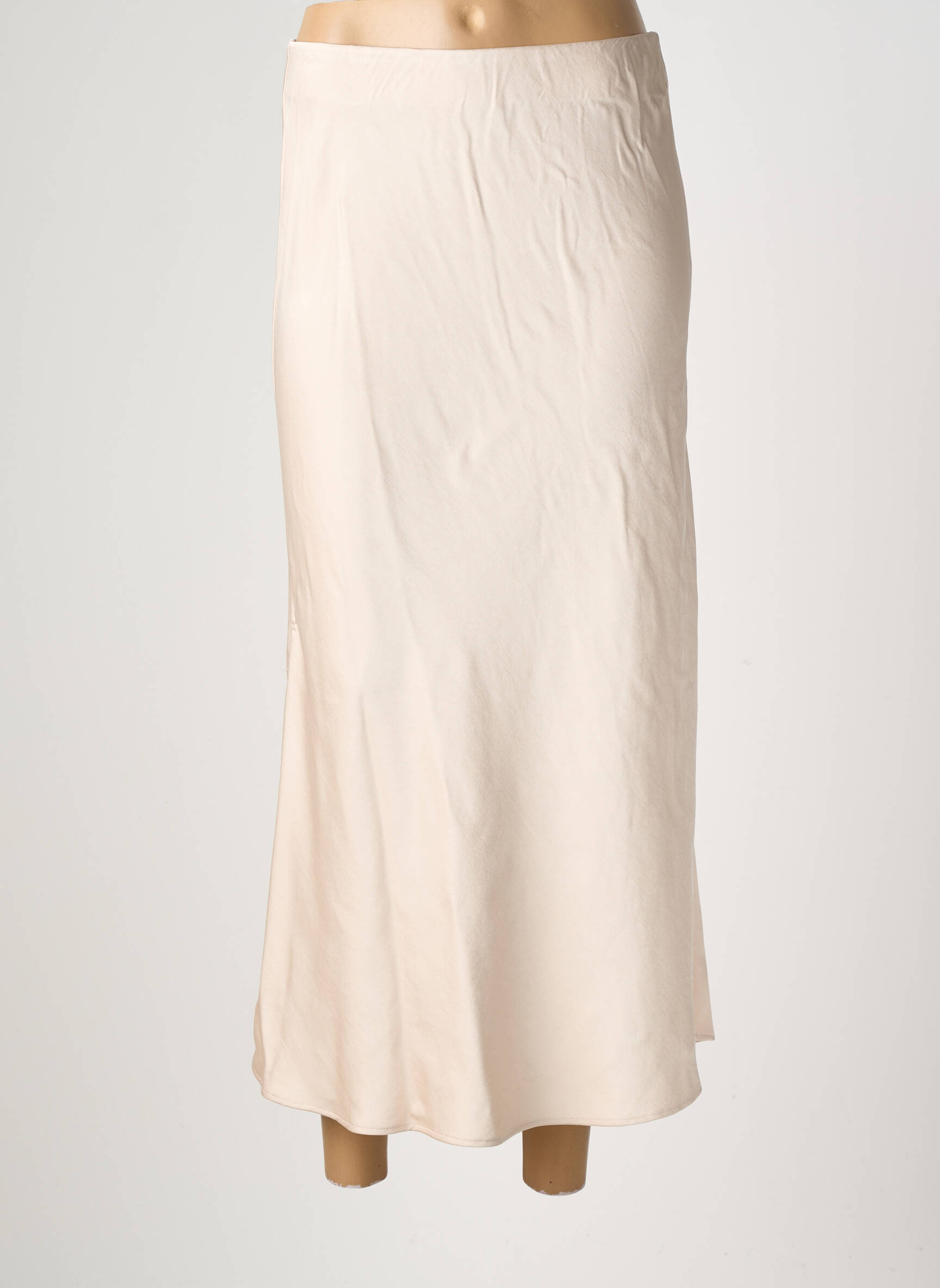 Jupe longue taille normale beige YERSE femme
