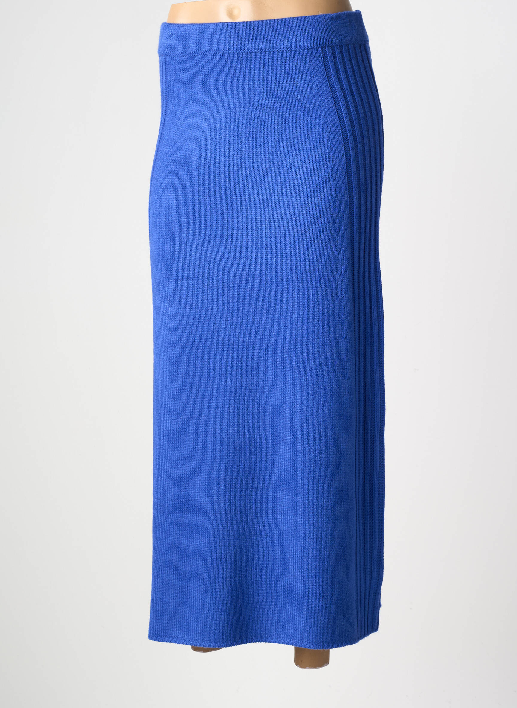 Jupe longue taille normale bleu VAN-DOS femme