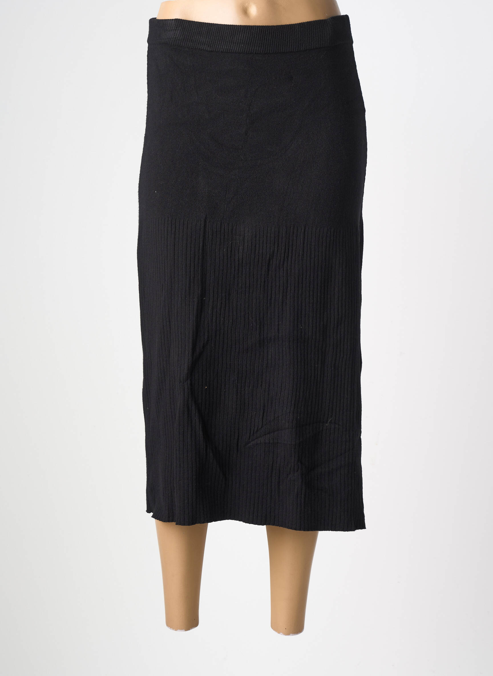Jupe longue coupe droite noir LOLA ESPELETA femme