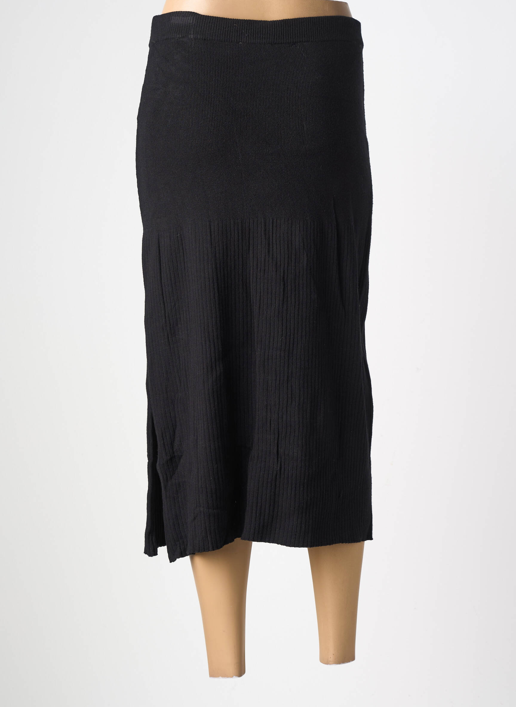 Jupe longue coupe droite noir LOLA ESPELETA femme