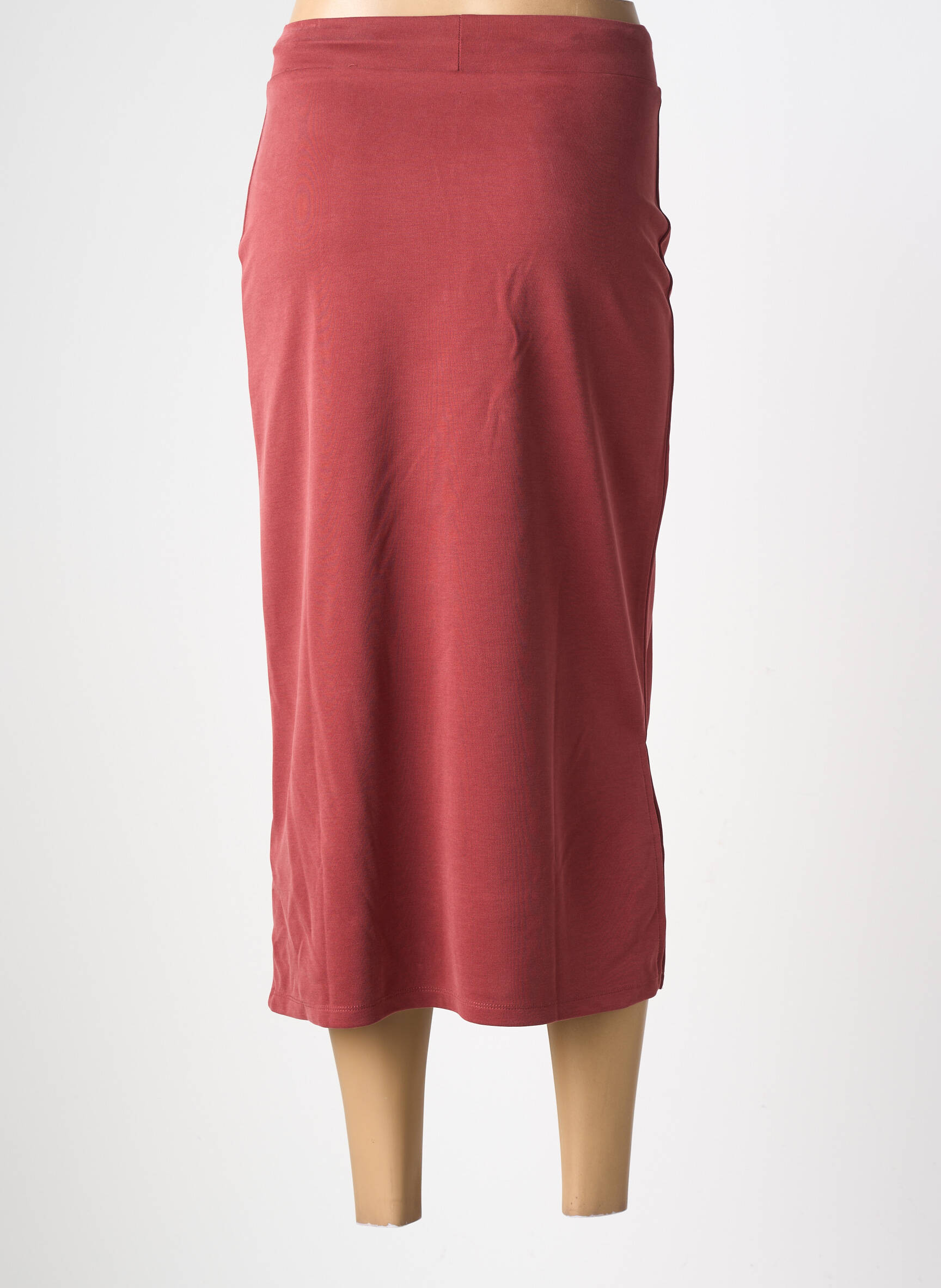 Jupe longue taille normale rouge YERSE femme