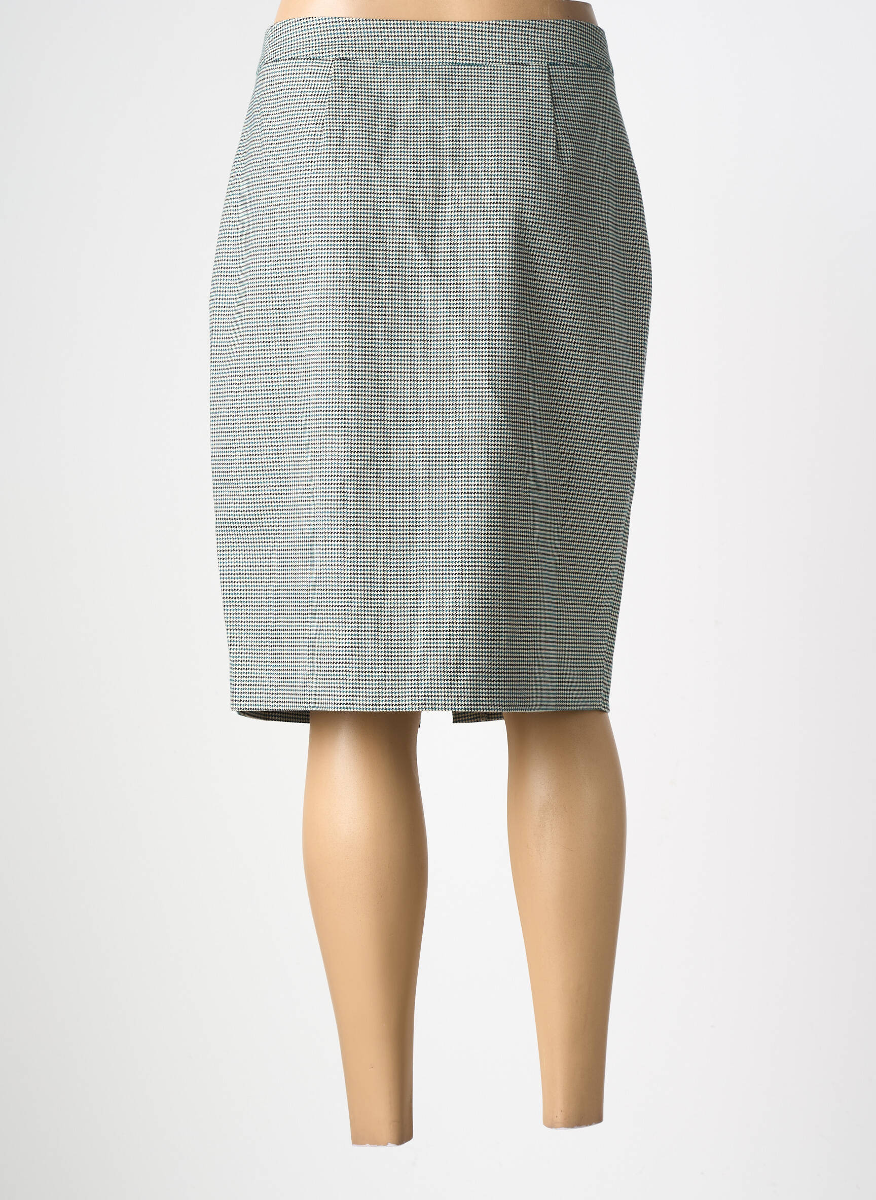 Jupe mi-longue stretch noir LOLA ESPELETA femme