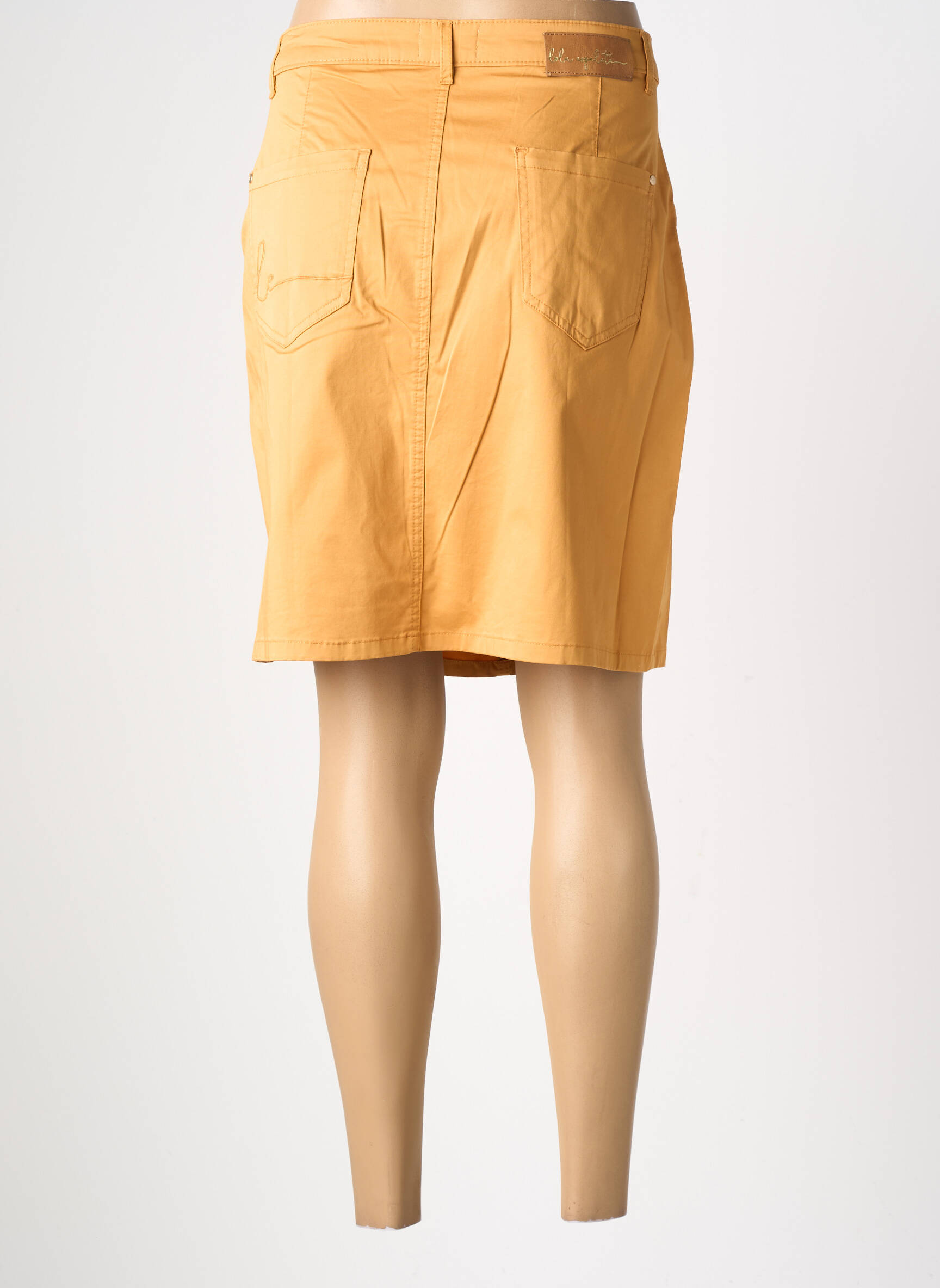 Jupe courte poches jaune LOLA ESPELETA femme