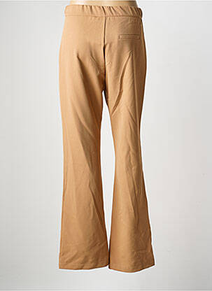 Pantalon flare stretch taille haute beige AMELIE & AMELIE femme