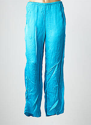 Pantalon droit stretch taille normale bleu AMERICAN VINTAGE femme