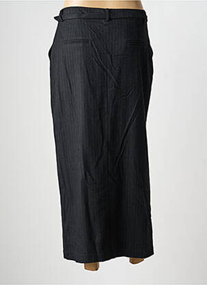 Jupe longue coupe droite noir SUNCOO femme