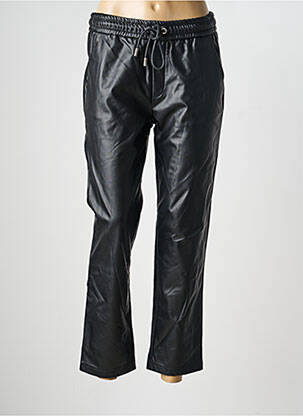 Pantalon droit taille élastique taille normale noir KANOPE femme