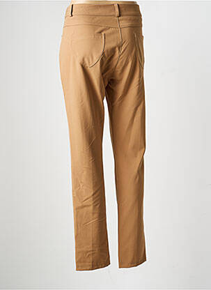 Pantalon slim stretch taille normale marron RINASCIMENTO femme