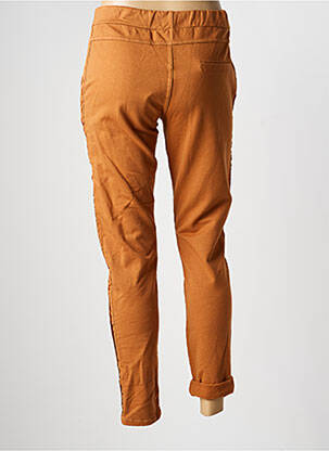 Jogging slim taille normale marron STUDIO PARISIEN femme