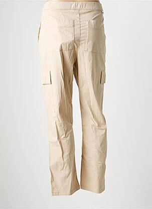 Pantalon cargo slim taille normale beige REIKO femme
