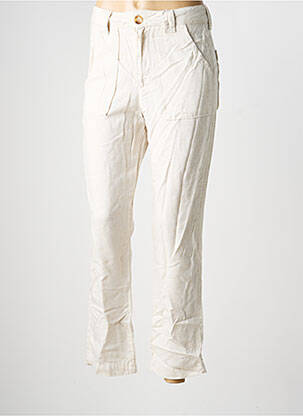 Pantalon slim taille normale taille normale beige KANOPE femme