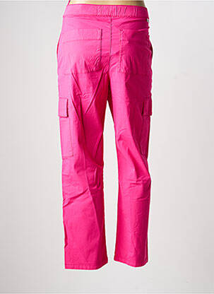 Pantalon cargo slim taille normale rose REIKO femme