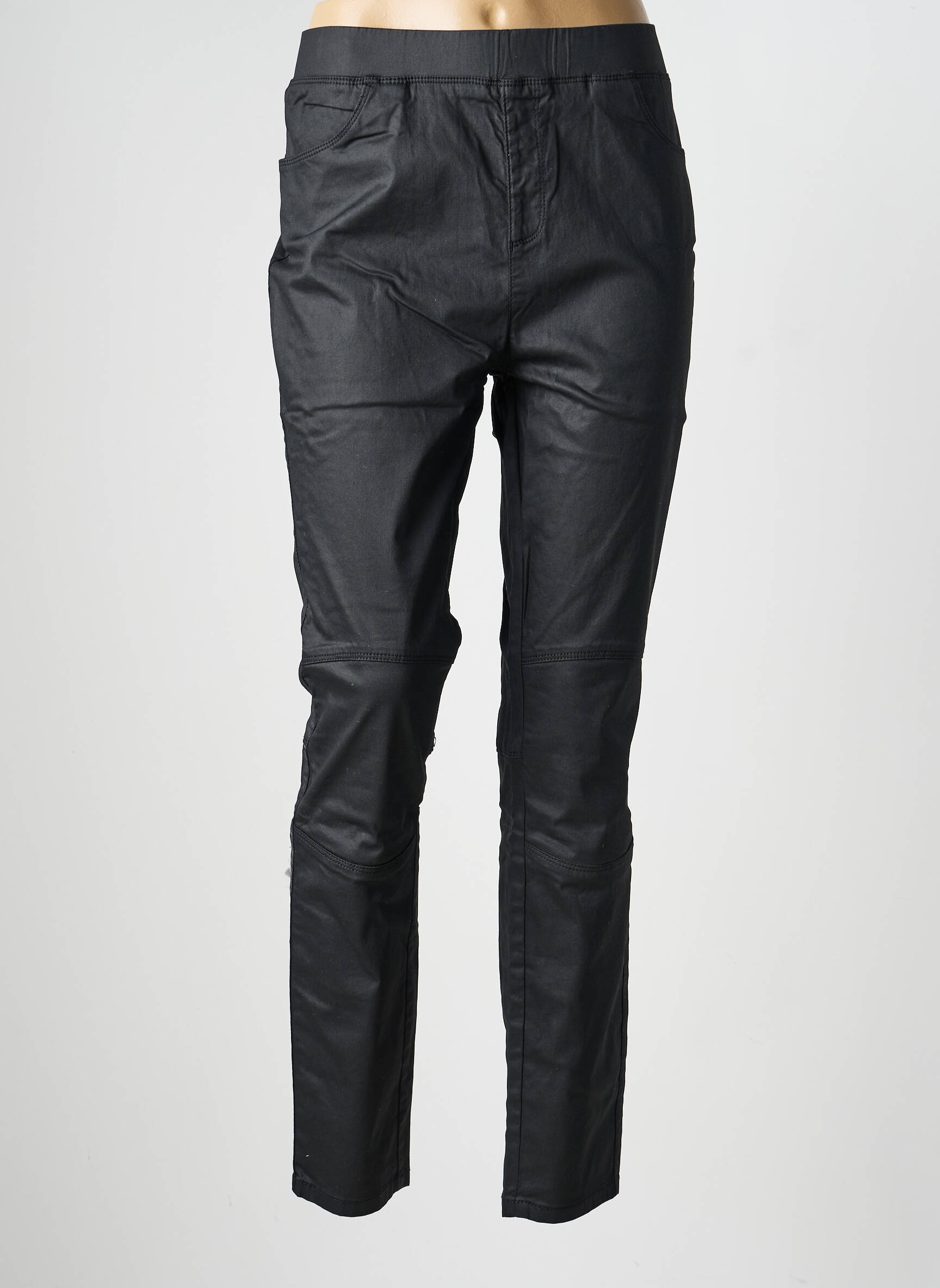 Jegging tissage enduit taille normale noir STREET ONE femme