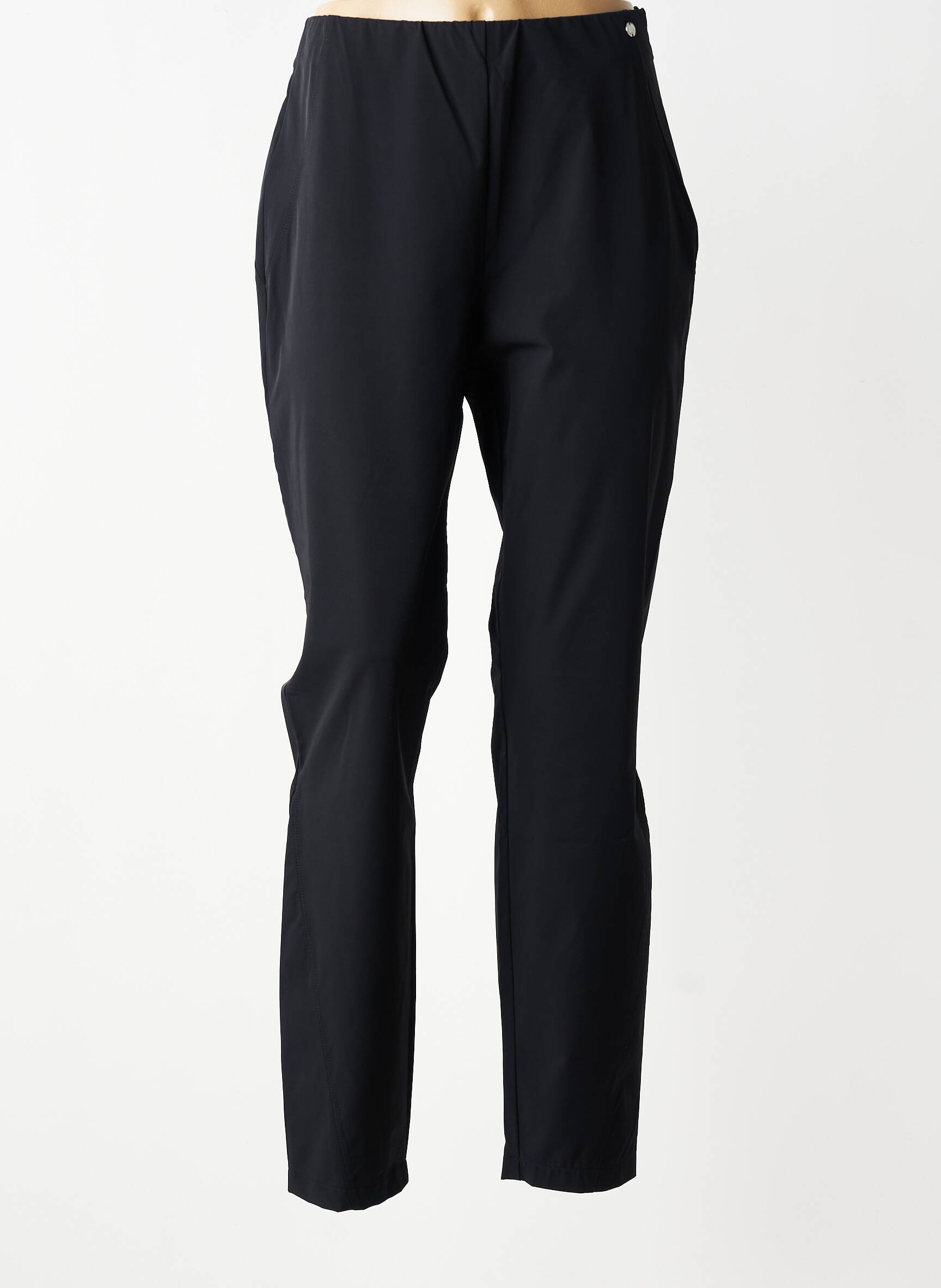 Pantalon slim taille élastique taille normale noir DIANA GALLESI femme