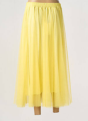 Jupe longue coupe droite jaune ALTAMIRA femme